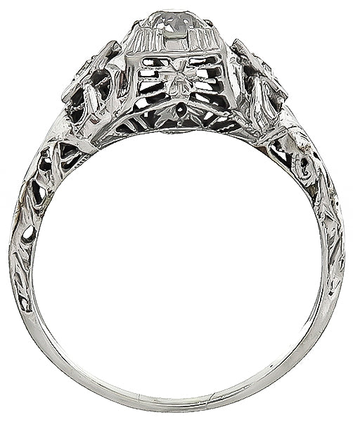 Edwardian 0.48ct Diamond Engagement Ring