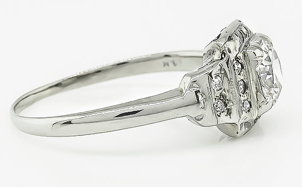 Art Deco 0.50ct Diamond Engagement Ring