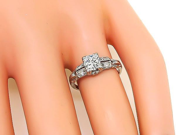 Vintage 0.50ct Diamond Engagement Ring