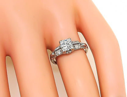 Vintage 0.50ct Diamond Engagement Ring