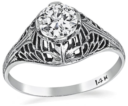 Edwardian 0.51ct Diamond Engagement Ring