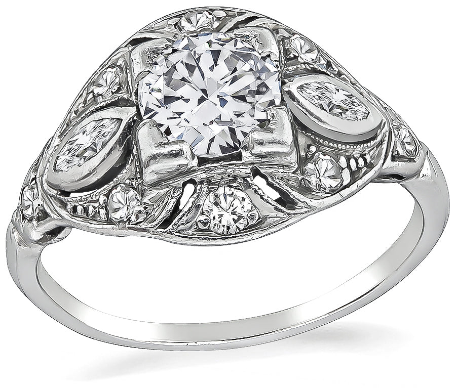 Vintage 0.60ct Diamond Engagement Ring