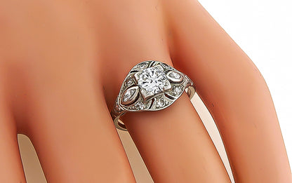 Vintage 0.60ct Diamond Engagement Ring