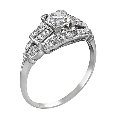 Vintage 0.80ct Diamond Engagement Ring