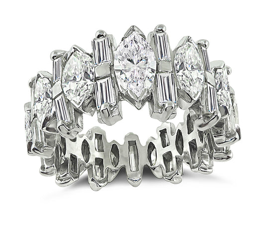 1950s 2.50ct Diamond Eternity Wedding Band