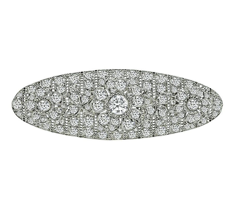 Antique 5.00ct Diamond Pin