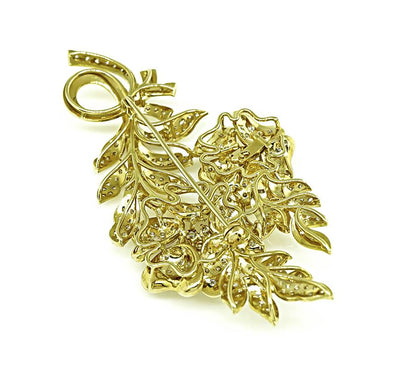 4.25ct Diamond Gold Pin