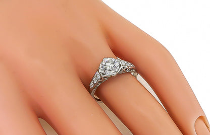 Antique 1.20ct Diamond Engagement Ring