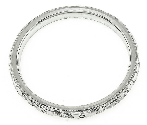 Edwardian Gold Wedding Band