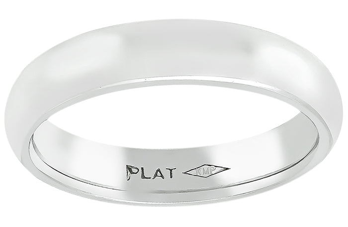 Estate 4mm Platinum Wedding Band