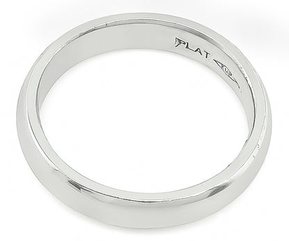 Estate 4mm Platinum Wedding Band