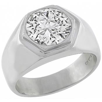 Cartier 2.16ct Diamond Engagement Ring | New York Estate Jewelry
