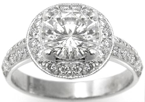 GIA Certified Diamond Engagement Ring