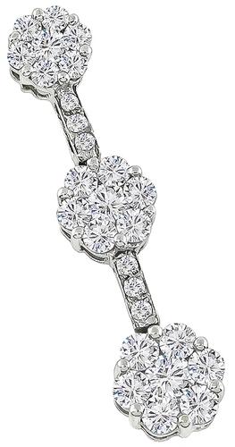 Round Cut Diamond 14k Gold Pendant