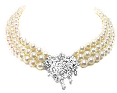 DENGGUANG 18K Gold Pearl Necklace Freshwater Cultured White India | Ubuy