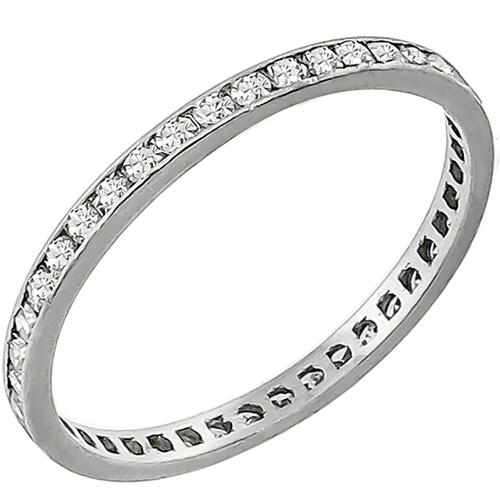 Antique Diamond Eternity Wedding Band