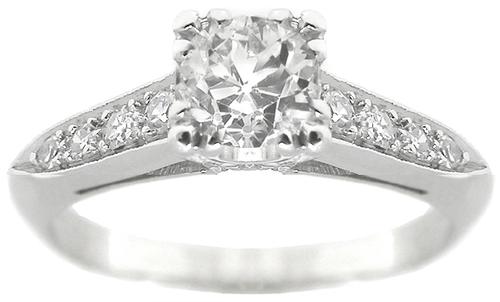 Vintage 0.50ct Diamond Platinum Engagement Ring