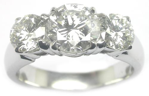 Gia Certified 1.34 carat Diamond Anniversary Ring