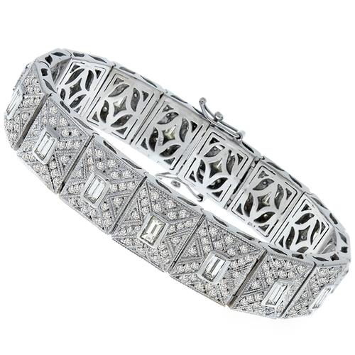 8.40cttw Diamond Gold Bracelet