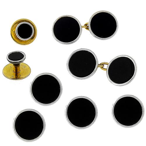 Onyx Gold Platinum Tuxedo Set