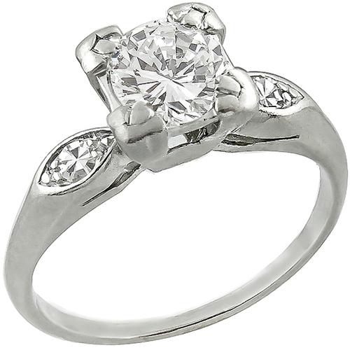 Estate 0.70ct Diamond Engagement Ring 