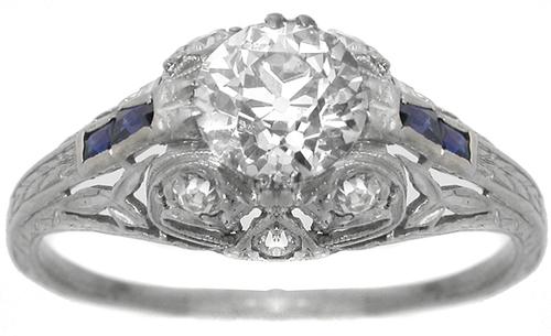GIA Certified Antique Engagement Ring