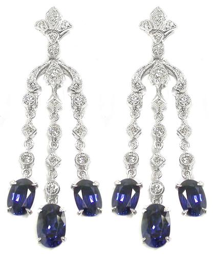 Art deco chandelier earrings hotsell