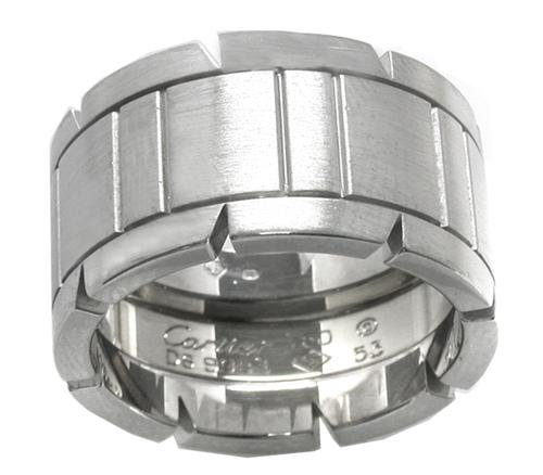 Cartier 18k White Gold Double-Width Band 
