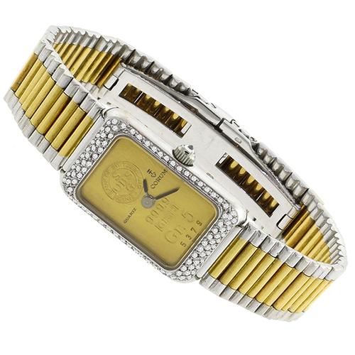 Corum 18k gold diamond watch deals
