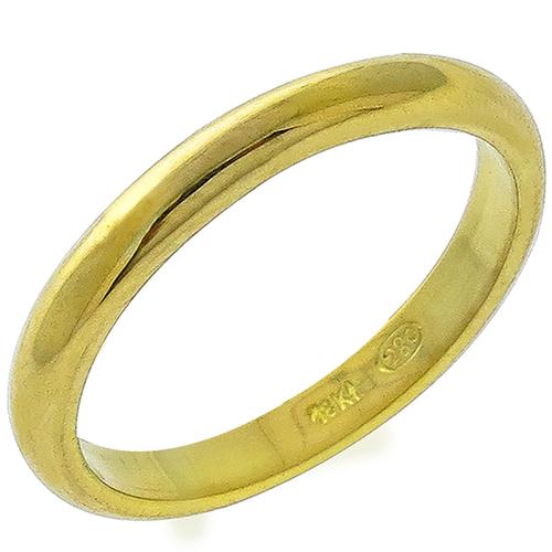 Solid Gold Wedding Band