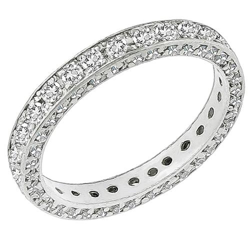 Diamond Eternity Platinum Wedding Band 