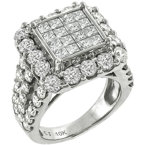 4.00ct Diamond Gold Ring