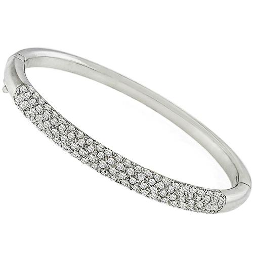 Diamond Gold Bangle 