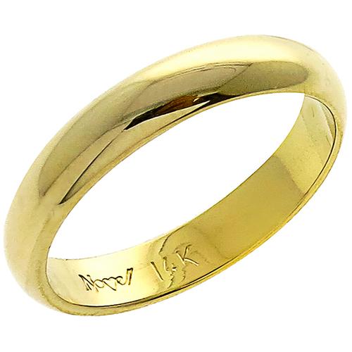 Gold Wedding Band 