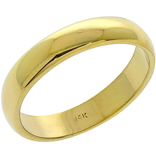 Gold Wedding Band 