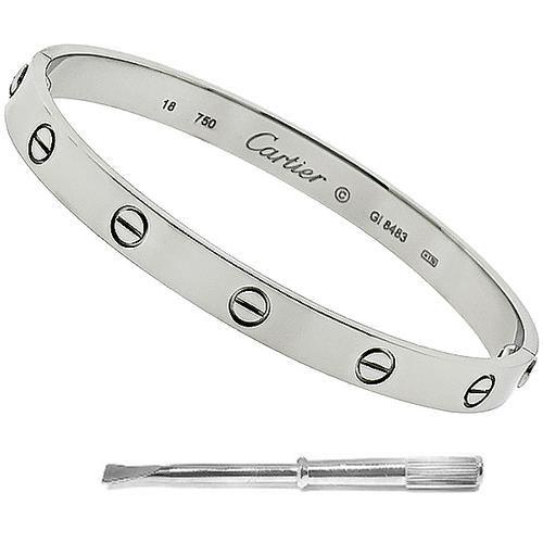 cartier white gold love bracelet price