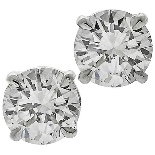 GIA Diamond Stud Earrings