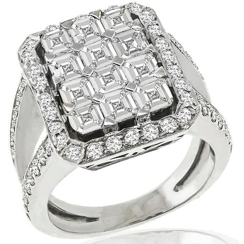 1.80ct And 1.50ct Diamond Gold Ring