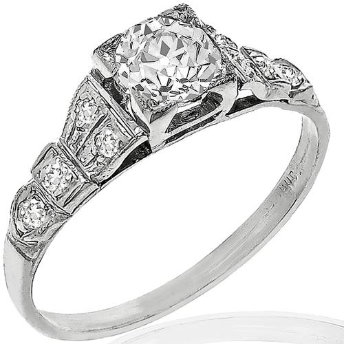 GIA 0.55ct Diamond Engagement Ring