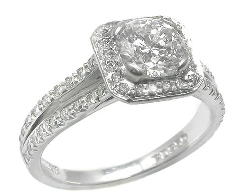 Scott Kay Diamond Engagement Ring GIA Certified