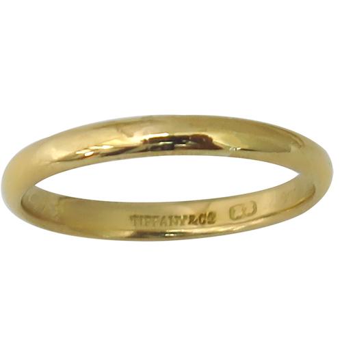 3mm 18k Yellow Gold Wedding Band By Tiffany & Co 