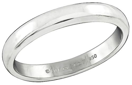 Platinum Wedding Band by Tiffany & Co