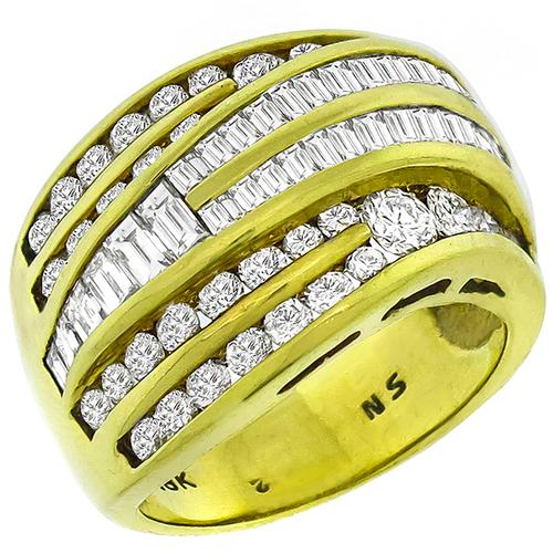 Diamond Gold Band