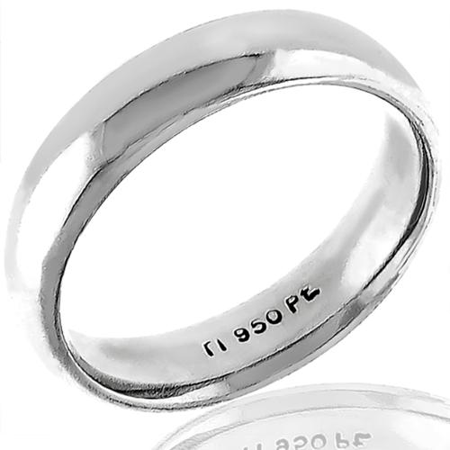 Comfort Fit Platinum Wedding Band