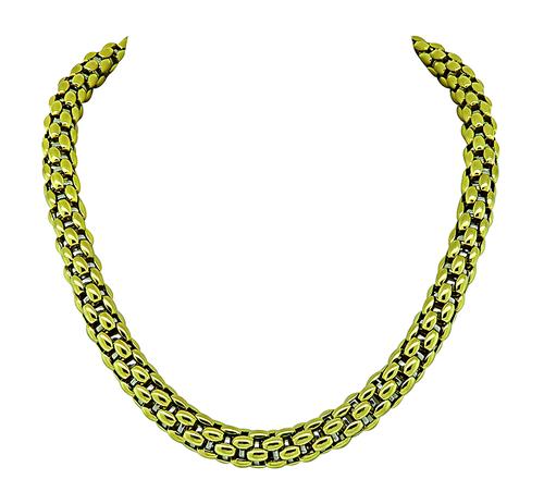18k Yellow and White Gold Necklace by Fope