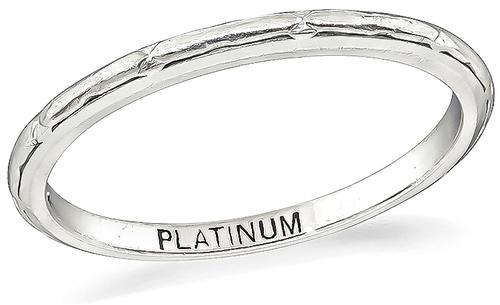 Platinum Wedding Band