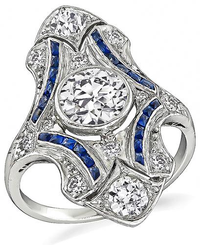 sapphire dinner rings