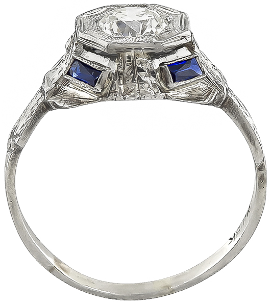 0.40ct Diamond Art Deco Ring