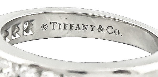 Estate Tiffany & Co 0.66ct Diamond Wedding Band