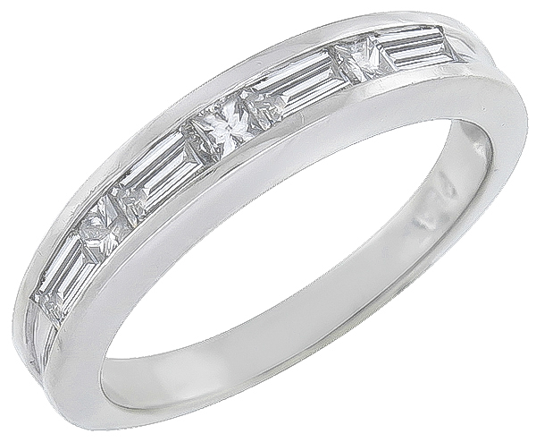 0.50ct diamond wedding band photo 1